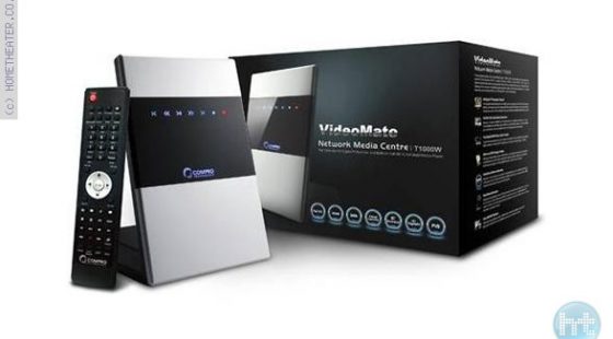ביקורת: מזרימדיה מקליט: Compro VideoMate Network Media Center T1000W