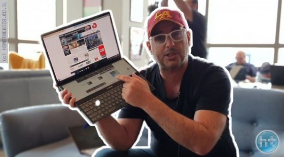 ככה נראה מחשב עם שני מסכים. הצצת וידאו ל ZenBook Pro Duo