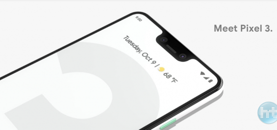 גוגל מכריזה על Pixel 3 ו- Pixel 3XL
