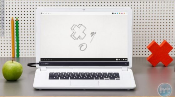AirBar – הופך את מסך המחשב הנייד למסך מגע