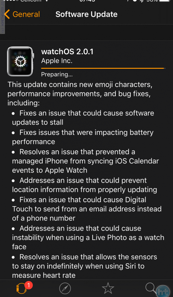 אפל משחררת עדכונים ל iOS ולשעון אפל