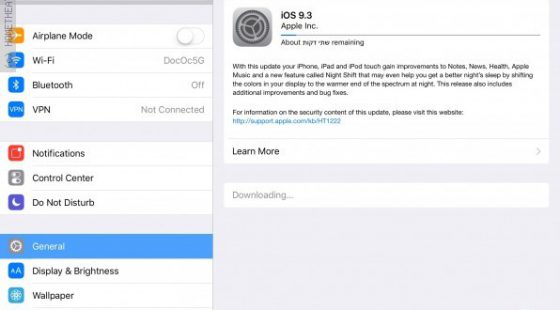 iOS 9.3 – דיווחים על תקלה רצינית שמונעת פתיחת לינקים!