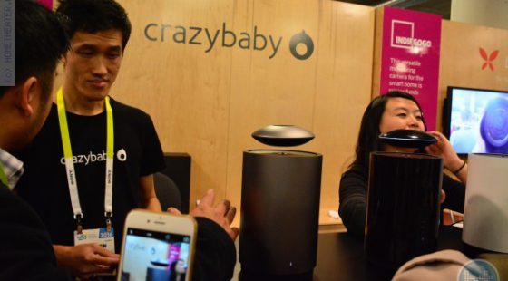 CES 2016: הרמקול המרחף של Crazy Baby
