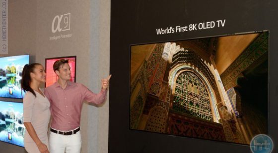 IFA 2018 חברת LG השיקה את טלוויזיית ה-8K OLED הראשונה ב-88״