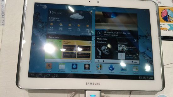 MWC2012: אנחנו מקבלים הצצה ראשונה Galaxy Note 10.1