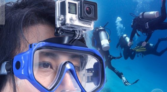 לצלול עם ה GoPro