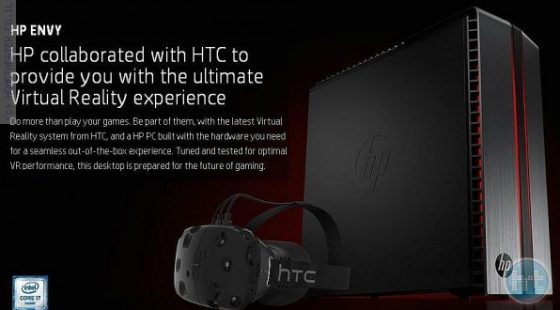 האם מחשב HP יהיה הכח המניע ל- Vive HTC?