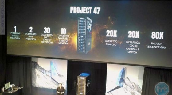 Project 47 – מחשב על עם כח מחשוב של 1 PetaFLOPS