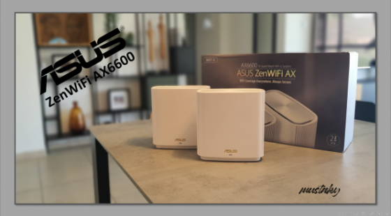 נתב אלחוטי Mesh מדגם ASUS ZenWIFI AX6600 XT8