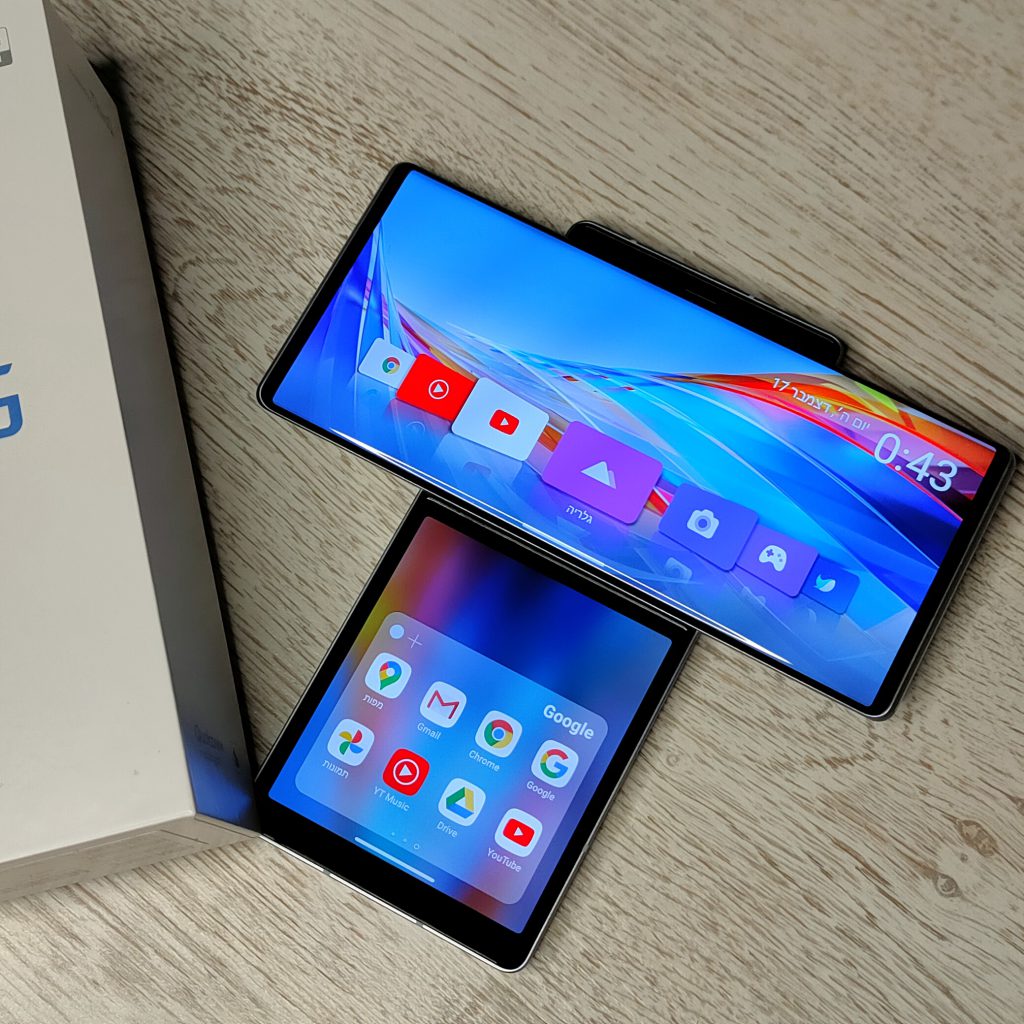 LG WING | סמארטפון עם כנפיים. פתיחת קופסא וסקירה ראשונה
