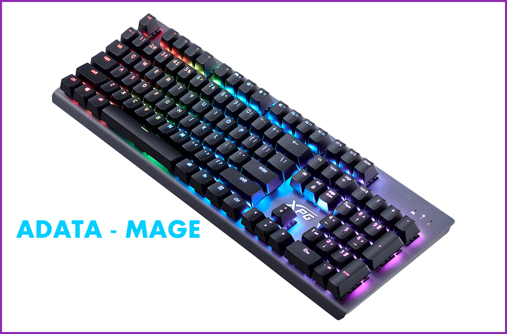 מותג הגיימינג XPG משיק את המקלדת המקצועית MAGE