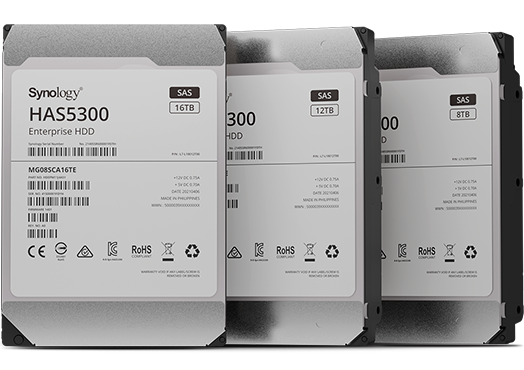 Synology משיקה כוננים קשיחים חדשים מסוג HAS5300 3.5 "SAS